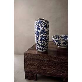 Ellos Vase Ellia höjd 47 cm Blå/vit