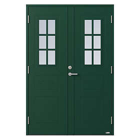 NorDan Parytterdörr Bor Tvillingarna 992PG 13X21 V RAL 6005 9921321711999_6005