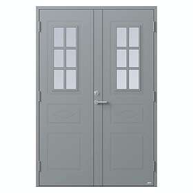 NorDan Parytterdörr Bor Tvillingarna 992PG 16X20 V RAL 7040 9921620711999_7040