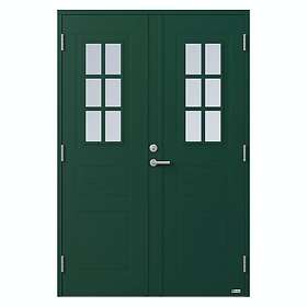 NorDan Parytterdörr Bor Tvillingarna 992PG 16X21 H RAL 6005 9921621721999_6005