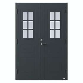 NorDan Parytterdörr Bor Tvillingarna 992PG 16X21 H RAL 7016 9921621721999_7016