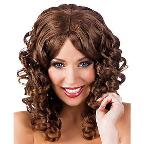 Lockig Cocktail Peruk Brun