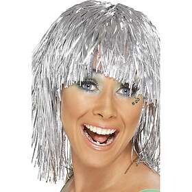 Cyber Silver Glitterperuk