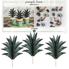 Hawaii Ananas Cupcake Topper Dekoration