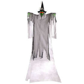 Hängande Gigantisk Häxa Dekoration med Lysande Ögon