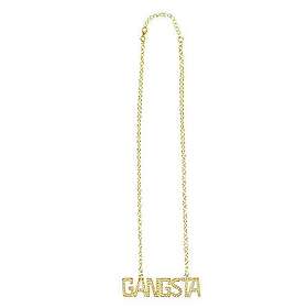 Guldhalsband med Strass Gangster
