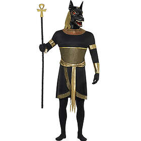 Egyptiska Guden Anubis Schakal Maskeraddräkt