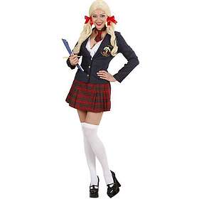 Widmann Söt Skolflicka Maskeraddräkt - Skol maskeradkläder