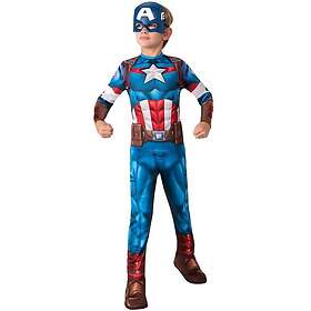 Rubies UK Captain America Classic Barndräkt Avengers maskeradkläder Unisex
