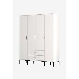 Hanah Home Garderob Kural Vit 160 48