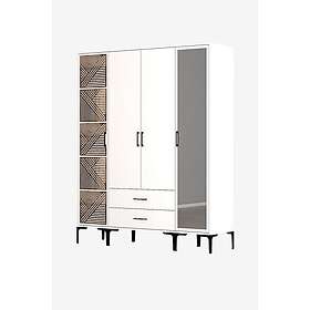 Hanah Home Garderob Kum Vit 160 48