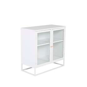 Venture Home Lågt vitrinskåp Bonnie Vit 85