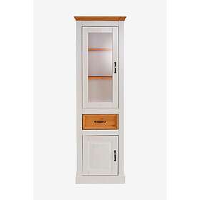 Loft24 Vitrinskåp Selma Hvit/Färgat Vax 55 180
