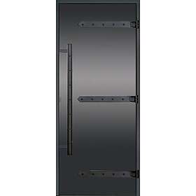 Harvia Bastudörr Glasdörr Legend grå 8x21 aluminiumkarm