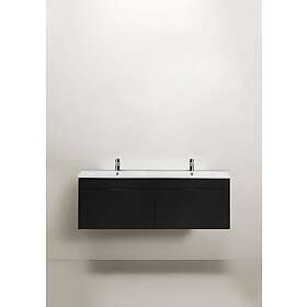 Hafa Tvättställsskåp Go 2X1 Lådor Svart 1200D