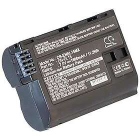 Batteriexperten Kompatibelt med Nikon Digital SLR D800, 7.0V, 1400 mAh