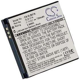 Batteriexperten Batteri SLB-07A för Samsung, 3.7V (3.6V), 720 mAh