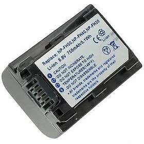 Batteriexperten Kompatibelt med Sony DCR-DVD304E, 6.8V, 750 mAh