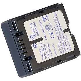 Batteriexperten Kompatibelt med Panasonic NV-GS280EG-S, 7.2V (7.4V), 720 mAh
