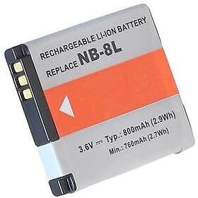 Batteriexperten Batteri till NB-8L ersättningsbatteri