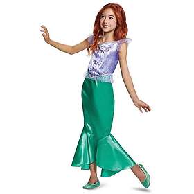 Jakks Disney® Prinsessan Ariel Barndräkt - Sjöjungfru maskeradkläder Unisex 7-8