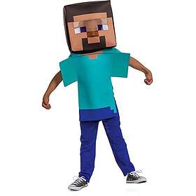 Jakks Minecraft Steve Barndräkt Spel och animationer maskeraddräkter Unisex