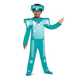 Jakks Minecraft® Armor Deluxe Barndräkt - Spel och animationer maskeraddräkter Unisex 3T-4T