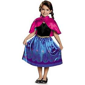 Jakks Frost Anna Barndräkt maskeradkläder Unisex XS (H 94-109 cm)