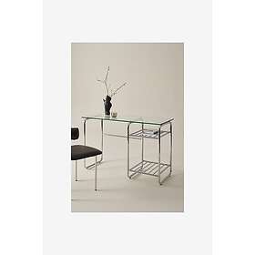 Jotex WALLE skrivbord 50x120 cm Kromi/Glas