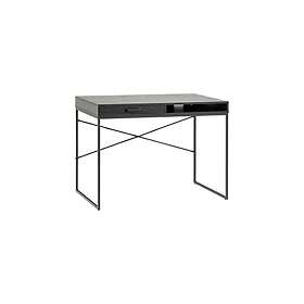 Nordform Skrivbord August Svart matt Ask 110