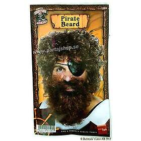 Piratskägg Mörkbrun