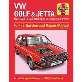 VW Golf & Jetta Mk 2 Petrol (Mar 84 Feb 92) Haynes Repair Manual