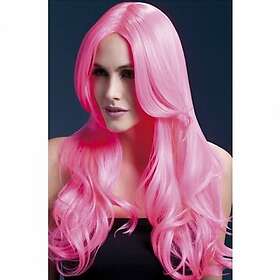 Peruk Khloe shocking pink