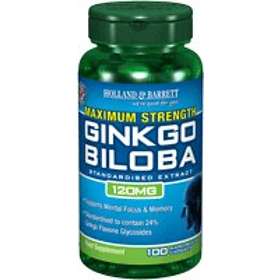 Holland & Barrett Ginkgo Biloba 120mg 100 Capsules