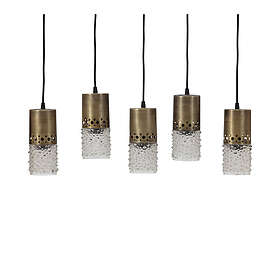 BePureHome Sprinkle hanging lamp 5 lamps antique brass 71 140