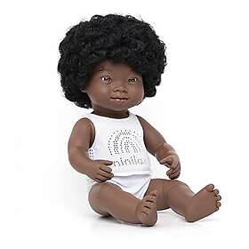 Miniland Afrikansk flicka med Downs syndrom 38cm 31171