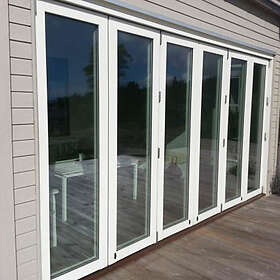 Vilenta Vikdörr Åre Trä/Aluminium 6-Delat VDörr 6-del 400x210 GDörr Vä 1016514021-V