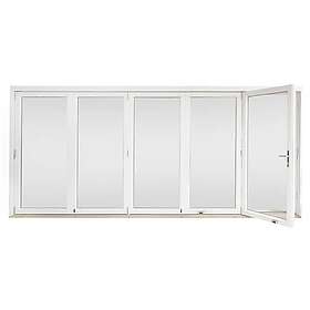 Vilenta Vikdörr Åre Trä/Aluminium 5-Delat VDörr 5-del 280x200 Vä 1015502820-V