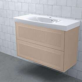 Björbo Badrum Tvättställsskåp MEJDA Kompakt Hög Kommod 90-35 Harv Gammalrosa MK3H49