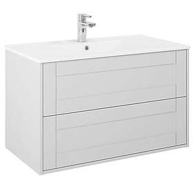 Alterna Tvättställsskåp Gabriella med Porslin P3 Kommod+Ts1 90 Grå 8913516