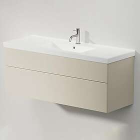 INR Tvättställsskåp VISKAN Solid med 2 Lådor 120 Light Sand 1190x490x425 mm 321754