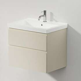 INR Tvättställsskåp VISKAN Grip med 2 Lådor 60 Light Sand 590x490x425 mm 321054