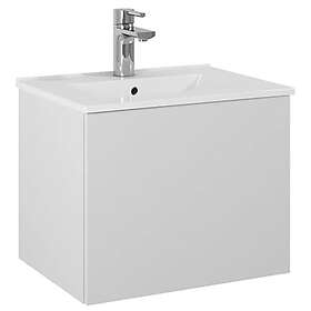 Alterna Tvättställsskåp Ella Kompakt med Ariella Porslin P3 Kommod+Ts1 50 Grå 8913487