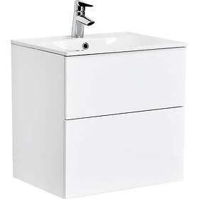 Alterna Tvättställsskåp Isella Kompakt med Ariella Mineralkomposit P3 Kommod+Ts2 60 Vit 8913560