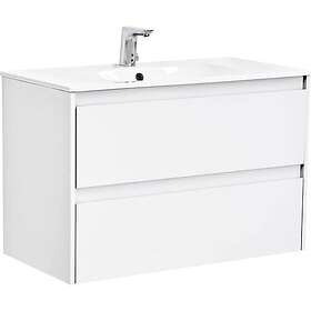 Alterna Tvättställsskåp Luxor med Materialkomposit Kommod+Ts2 90 Mvit 8913548