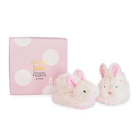 Doudou et Compagnie DC1308 Lapin Bonbon kanintofflor, rosa