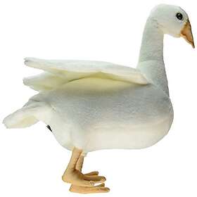 Hansa Young Goose plysch, vit