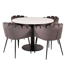 Venture Home Matgrupp Roxanna med 4 Limhamn Stolar GR19195FF