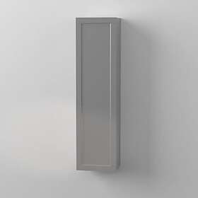 DuoBad Högskåp Gripen Classic med skåpshyllor Heldörrskåp Grå Vänster 29409