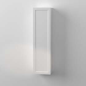 DuoBad Högskåp Gripen Classic med Hyllor och Lådor Heldörrskåp skåpshyllor Vit Vänster 29255